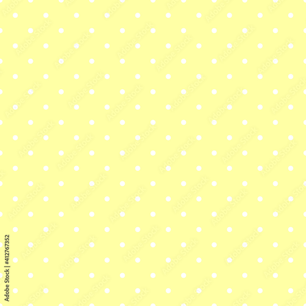 Polka dot seamless pattern. White dots on pink background. Good for design of wrapping paper, wedding invitation and greeting cards