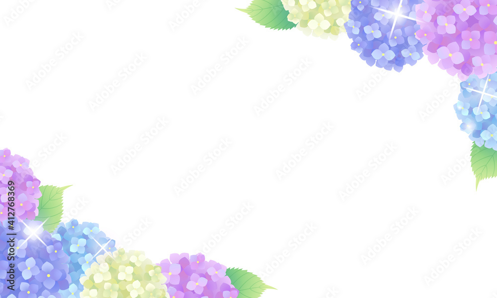 雨上がりキラキラアジサイ 紫陽花 のフレームベクターイラスト コピースペース Stock Vector Adobe Stock 雨上がりキラキラアジサイ 紫陽花 のフレームベクターイラスト コピースペース Stock Vector Adobe Stock