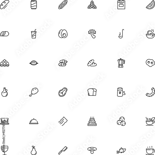 icon vector icon set such as: fun, mentha, abstract, rare, chocolate, calories, modern, paper, grey puffball, plastic, concept, baked, seasoning, market, mushroom, catering, brewed, wineglass, store