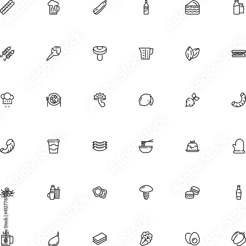 icon vector icon set such as: transparency, dairy, zucchini, oven, almond, modern, cute, draught, shiitake, grey puffball, go, treat, crust, ravioli, clean, liter, basil, measure, citrus, sub, brandy