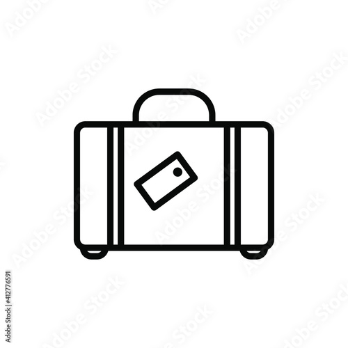 Travel suitcase icon