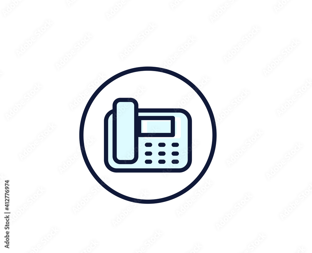 Fax line icon. Vector symbol in trendy flat style on white background. Office sing for design. Fax line icon. Vector symbol in trendy flat style on white background. Office sing for design.