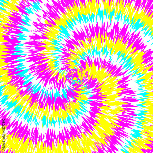 Abstract pastel swirl background. Tie dye pattern. Vector illustration. 