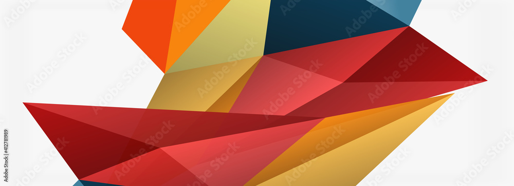 3d mosaic abstract backgrounds, low poly shape geometric design 3d mosaic abstract backgrounds, low poly shape geometric design