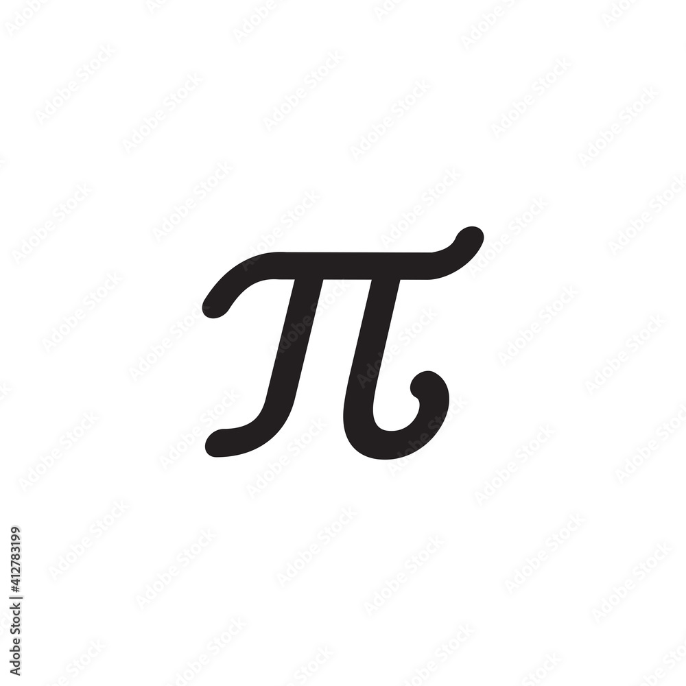 pi icon symbol sign vector pi icon symbol sign vector