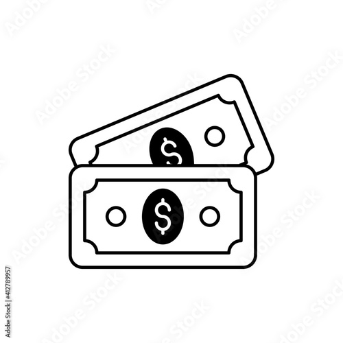  Money Vector Icon Style Illustration. EPS 10 File