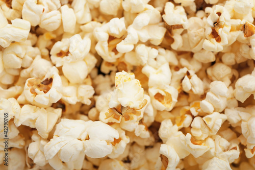 Delicious fluffy popcorn sn...