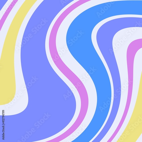 Geometry abstract background with stripes. Curved lines.