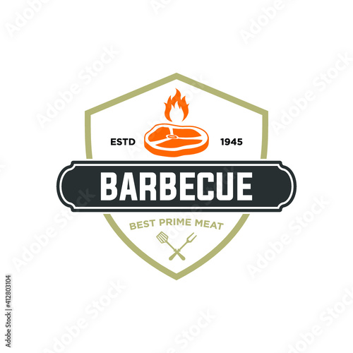 Steak House or Meat Store Labels, Emblems, Logo Templates. Signs