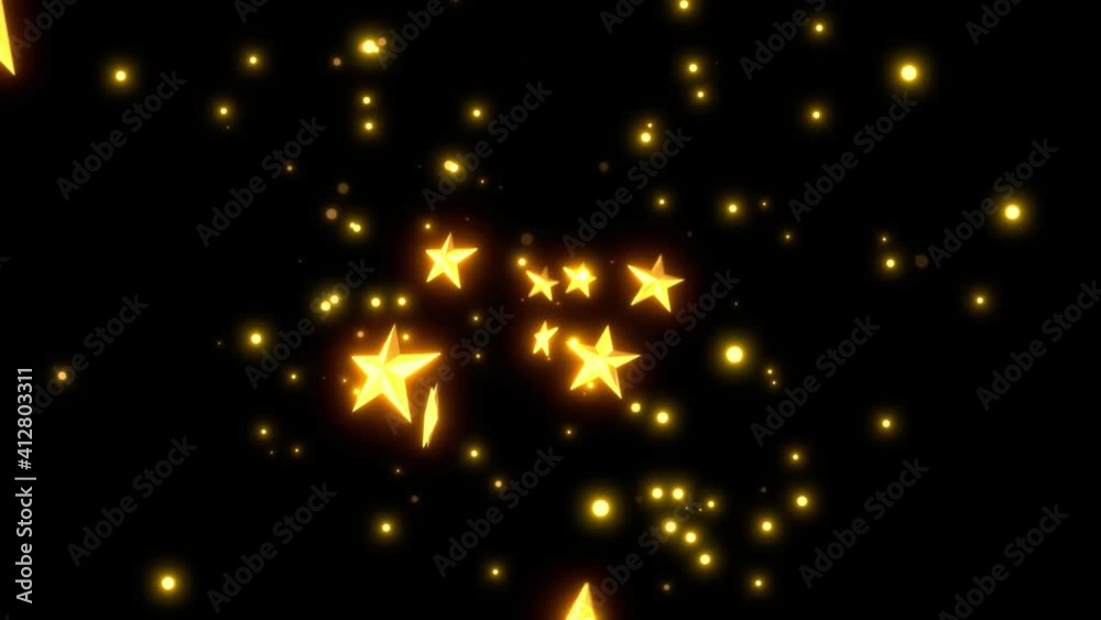 浮遊する大きな金の星素材 浮遊する大きな金の星素材
