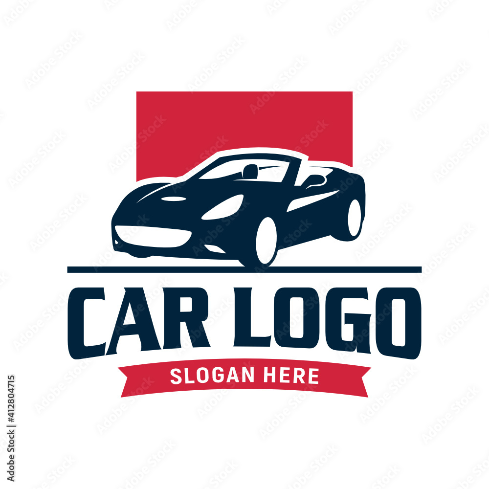 Obraz premium Car Logo Design Template Inspiration, Vector Illustration, Vehicle Logo, Automotive Logo