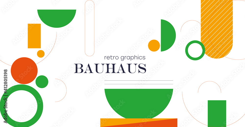 Abstract geometric background. Bauhaus , minimalist retro poster graphics vector illustration. Abstract geometric background. Bauhaus , minimalist retro poster graphics vector illustration.