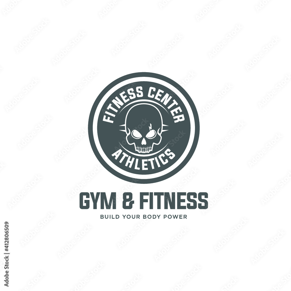 Gym Fitness Logo Icon 