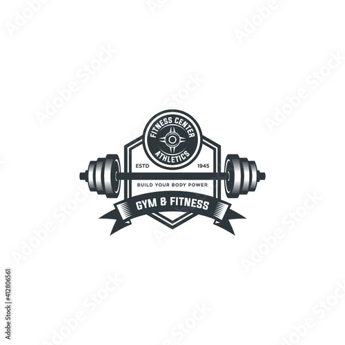 Gym Fitness Logo Icon 