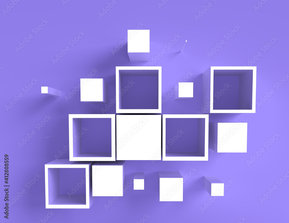 Abstract 3D Geometrical Background. 3D concept illustration. Abstract 3D Geometrical Background. 3D concept illustration.