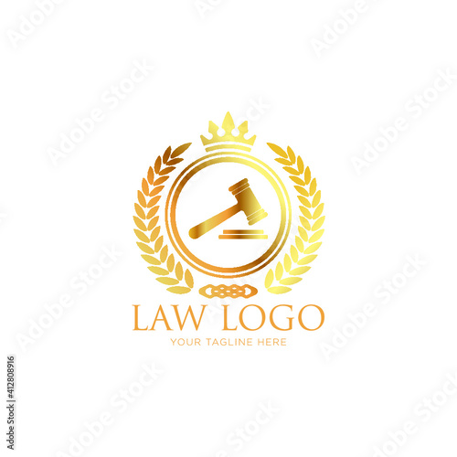attorney and law logo. modern design