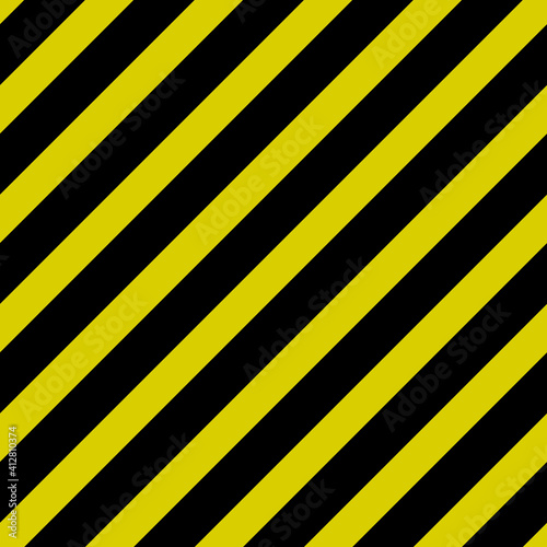 Black Yellow Diagonal Lines Vector Pattern. Vector diagonal lines.