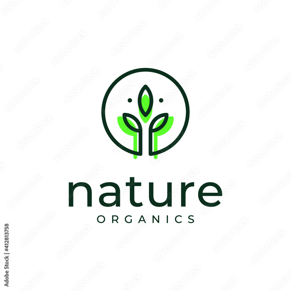 leaf nature organics logo vector modern sophisticated simple design concepts leaf nature organics logo vector modern sophisticated simple design concepts
