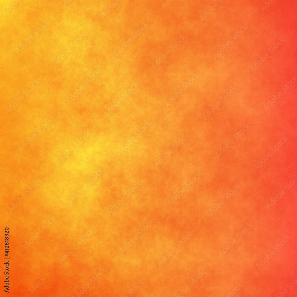 Gradient color blue and orange paper. Sky and cloud background.