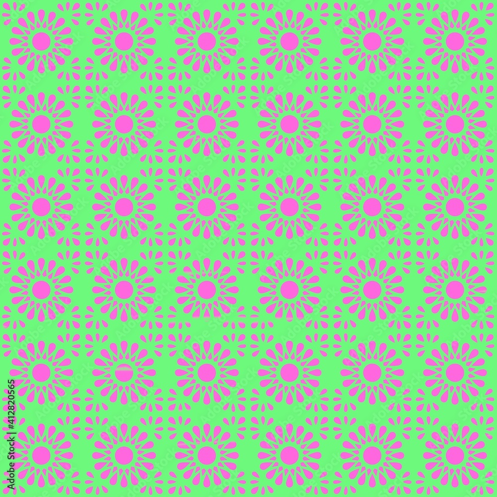 Beautiful seamless repeat pattern background for fabric textile , backdrop