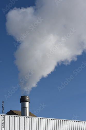 industrie industriel pollution carbone environnement fumée