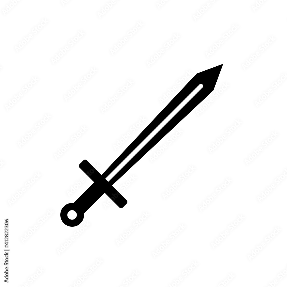 Sword Icon Design Logo Template Sword Icon Design Logo Template