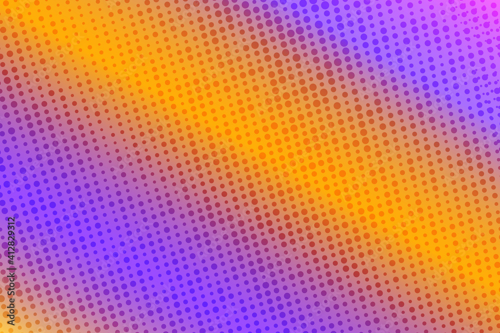 Creative illustration in halftone style with gradient. Abstract colorful background. Completely new design for business. Pattern for wallpaper, web page, textures. 90-s style. Creative illustration in halftone style with gradient. Abstract colorful background. Completely new design for business. Pattern for wallpaper, web page, textures. 90-s style.