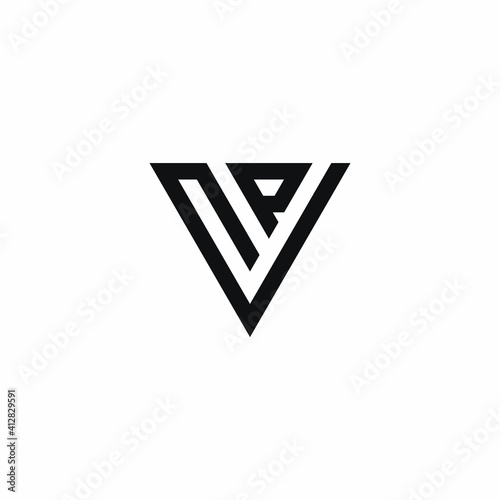 v letter vector logo abstract