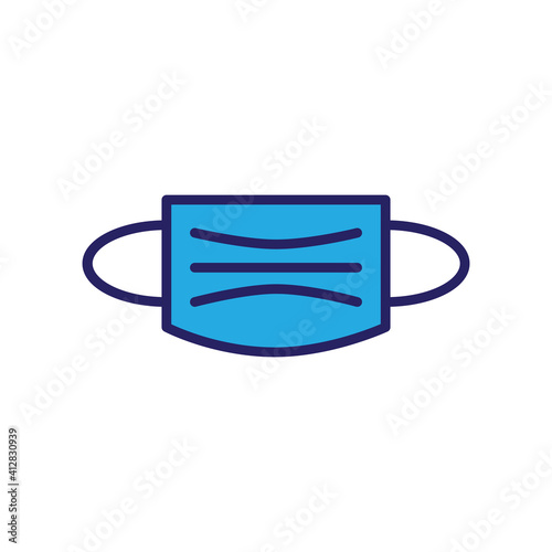 Mask Icon Vector Design Template