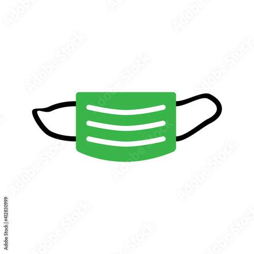 Mask Icon Vector Design Template