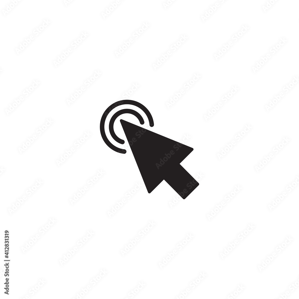 click icon symbol sign vector click icon symbol sign vector