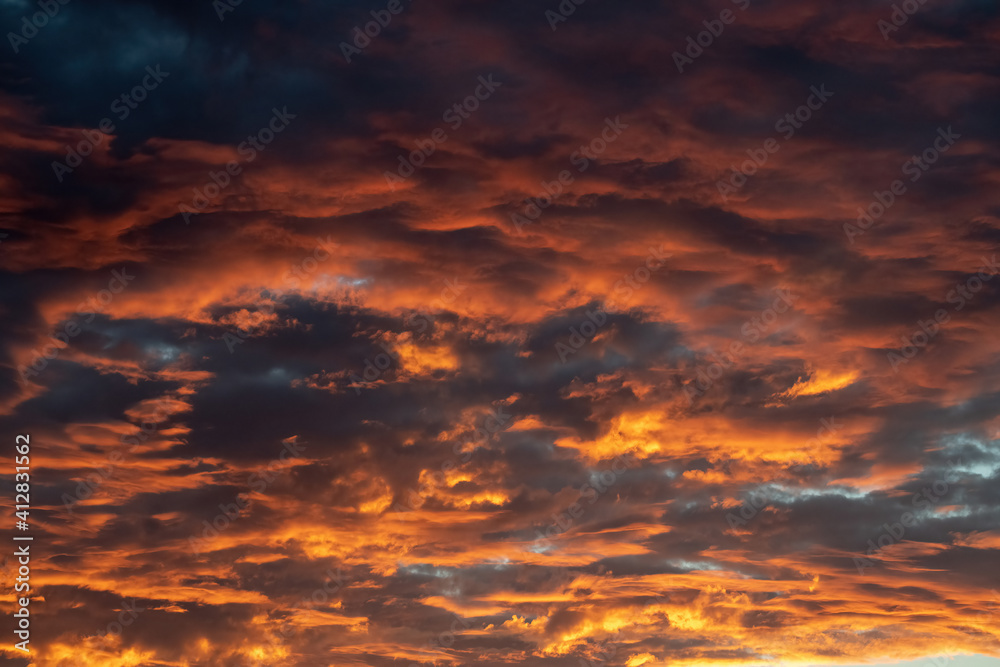 glowing clouds in the sky glowing clouds in the sky