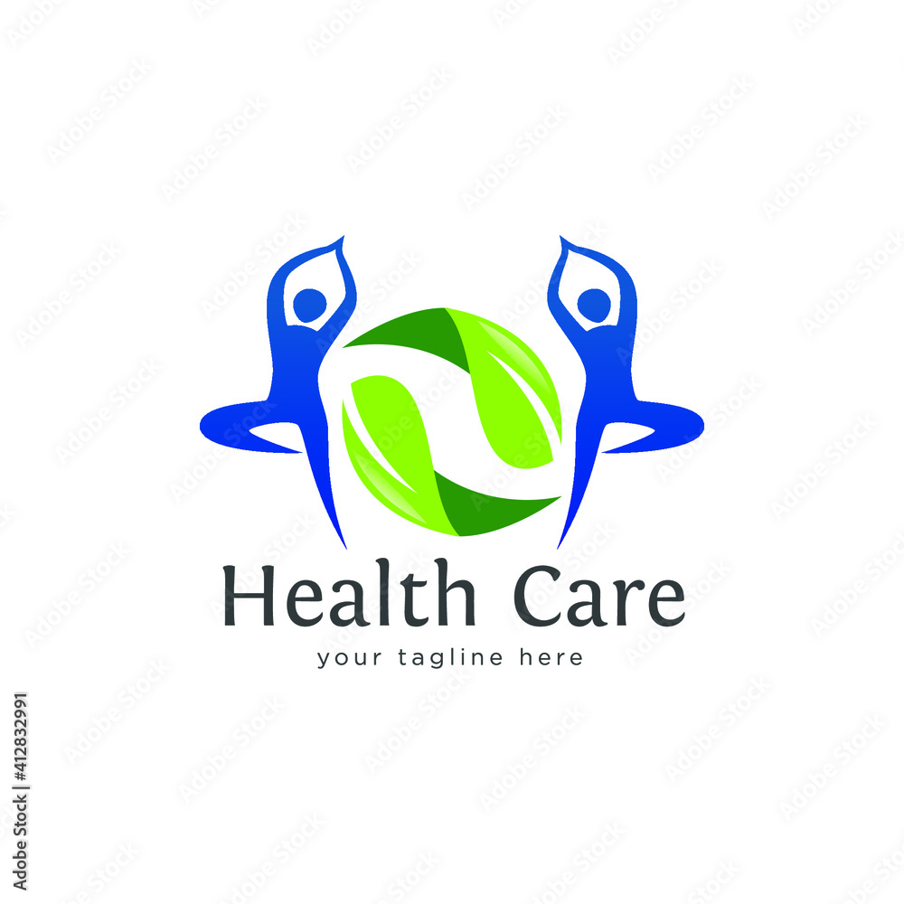 Obraz premium Yoga logo template 
