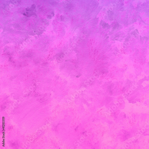 Colorful ink and watercolor texture on white paper background. Gradient paint strokes and decalcomania effect. Hand-painted gouache abstract image. Mess on the canvas.