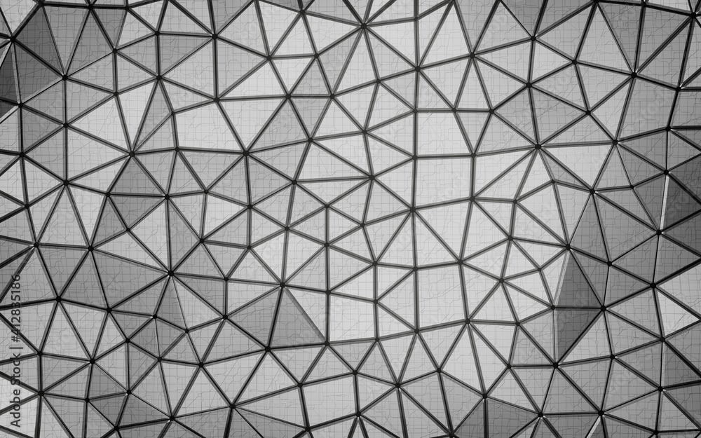 metallic light grey textured wallpaper, 3d render

