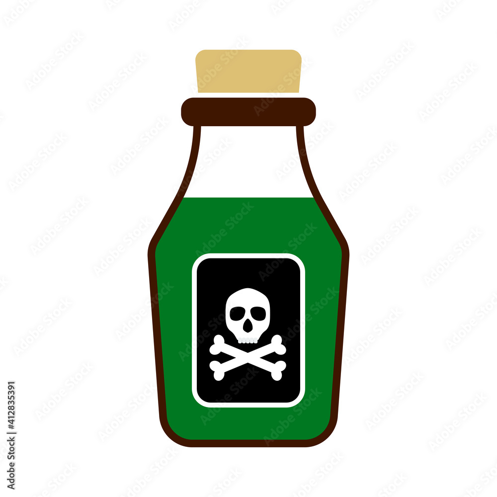 Fototapeta premium Poison Bottle Icon