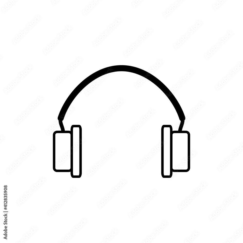 Earphone Icon Design Vector Template Earphone Icon Design Vector Template
