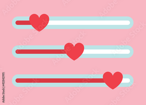 feedback, involvement, social media review slider- vector illustration