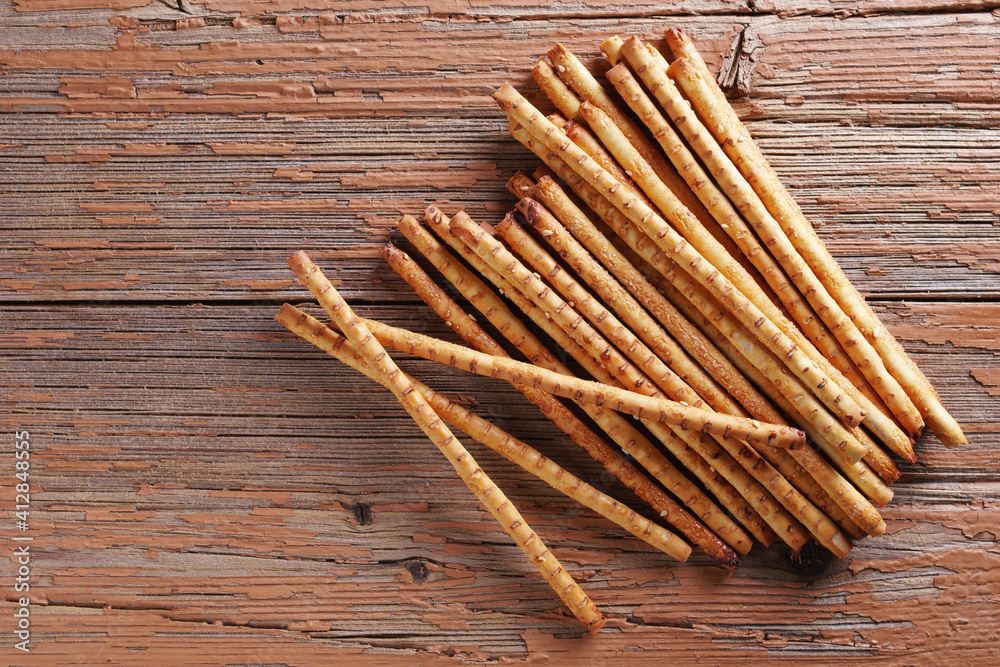 Crispy bread straw Crispy bread straw