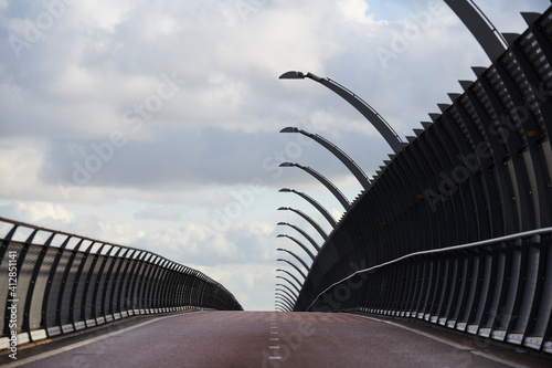 Fotografie Empty bicycle path