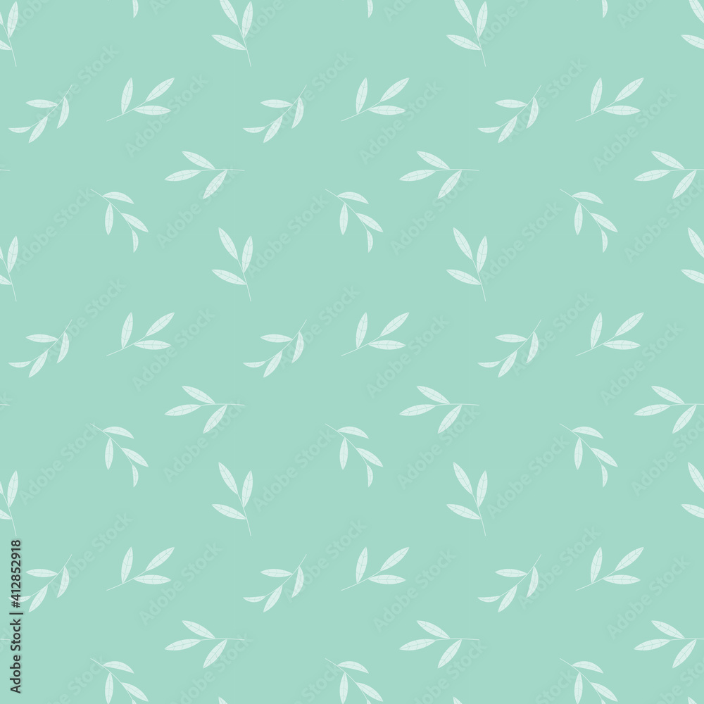 Abstract Simple Seamless Pattern Background with Leaves. Vector Illustration EPS10 Abstract Simple Seamless Pattern Background with Leaves. Vector Illustration EPS10