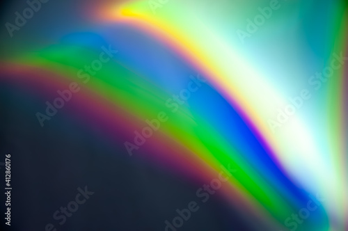 Real holographic texture. Natural spectrum. Rainbow