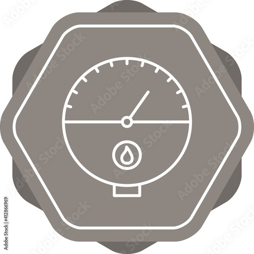 Unique Tankless Water Heater Line Vector Icon