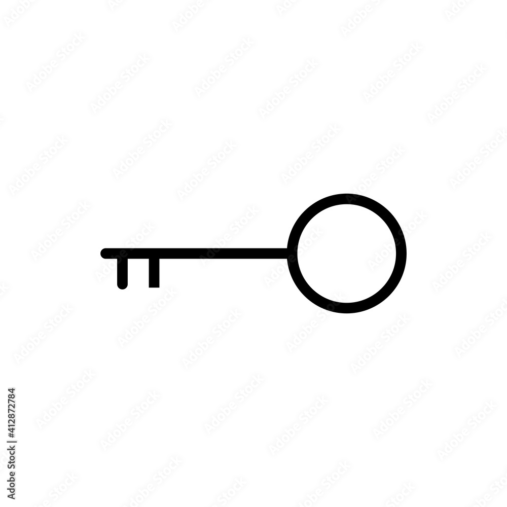 Key Icon Design Vector Template Key Icon Design Vector Template