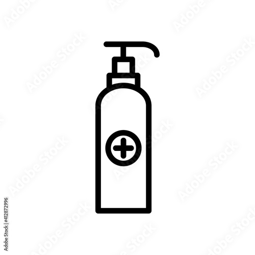Hand Sanitizer Icon Design Vector Template