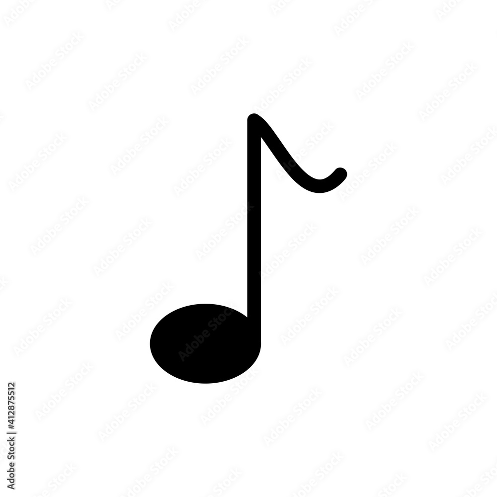 Music Note Icon Design Vector Template Music Note Icon Design Vector Template