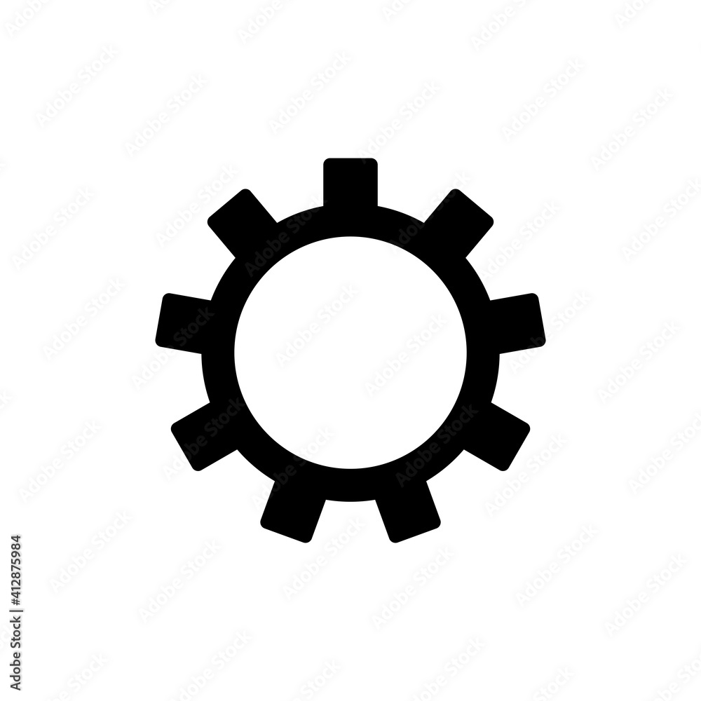 Gear Setting Icon Vector Design Template