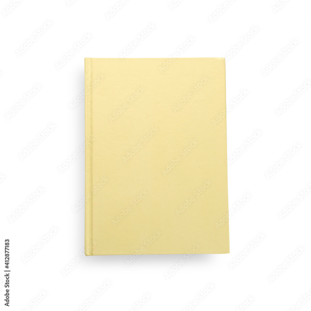 Blank book on white background Blank book on white background