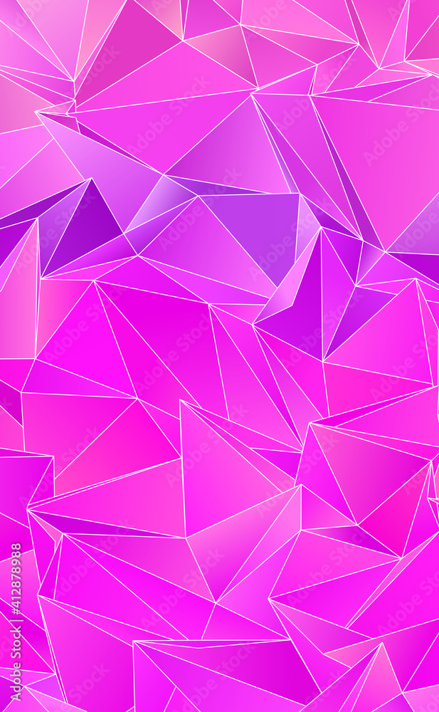 Obraz premium 3d Triangles, abstract background. Design wallpaper.