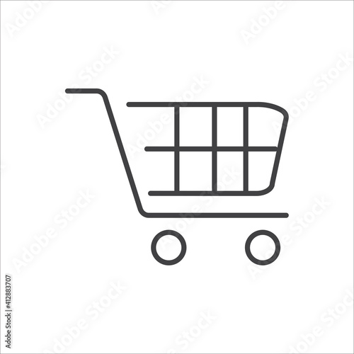 shopping cart icons. Collection of web icons for online store, from various cart icons in various shapes.
